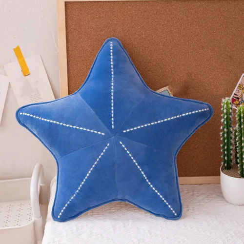 Miniatura 2 de Cojín de felpa con diseño de estrella de mar para automóvil, mesita de noche, sofá, muebles para el hogar, dormitorio, oficina