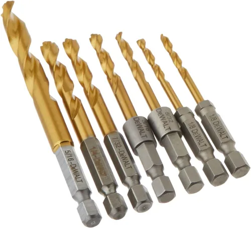 Miniatura 4 de DEWALT Impact Ready - Juego de brocas de titanio (5 piezas)