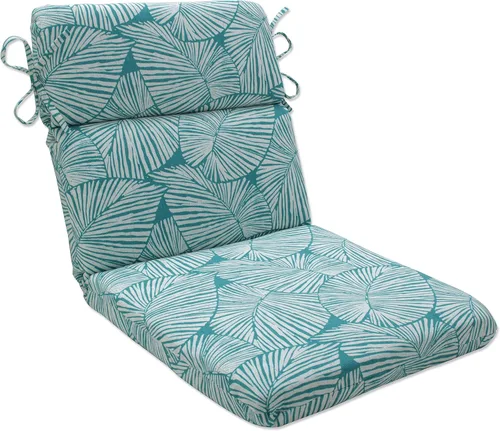 Miniatura 8 de Pillow Perfect Tropic Botanical - Juego de 1 cojín para silla con respaldo dividido para interiores y exteriores, con lazos, 1 unidad, 40.5 x 21