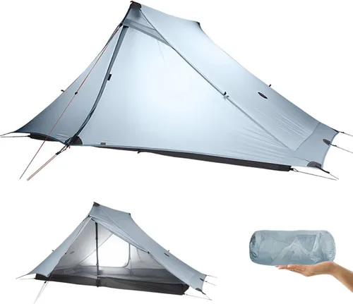 Miniatura 8 de 3F UL Gear Lanshan PRO Lanshan Tienda de campaña ultraligera Tienda de campaña ultraligera para 3 estaciones para 1 persona o 2 personas, camping