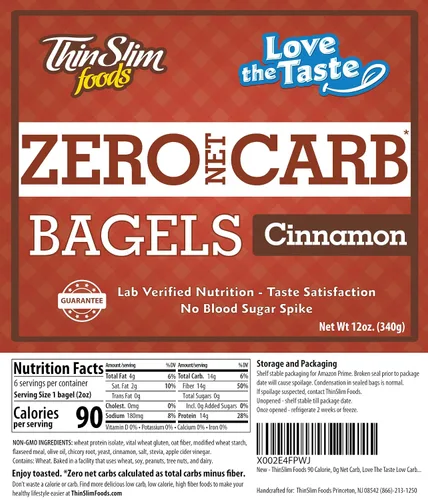 Miniatura 3 de ThinSlim Foods Amamos el sabor, pan de bajas calorías paquete de 2.