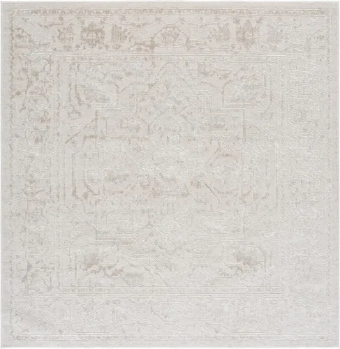 Miniatura 47 de Safavieh Reflection Collection RFT665C - Alfombra de 8 x 10 pies, gris claro y crema, bohemio, desgastado, no se desprende, de fácil cuidado