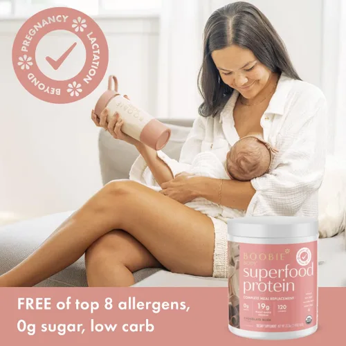 Miniatura 5 de Boobie BODY - Polvo para licuado de proteína vegana y orgánica con prebióticos y probióticos, 20 porciones