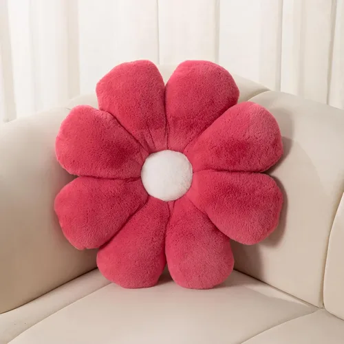 Miniatura 11 de FIONOUT Almohada de flores, almohadas negras de 17.7 pulgadas, almohadas decorativas negras, almohada de flores, cojines de piso de flores para Negro