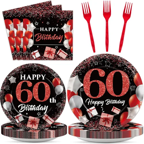Miniatura 20 de gisgfim 96 Piezas Platos y Servilletas de Cumpleaños 16 Suministros para Fiestas Dulces 16 Juego de Vajilla para Fiestas Azul Plateado Decoraciones