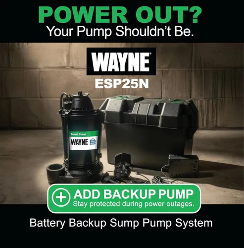 Miniatura 10 de Wayne 1 HP Bomba sumergible de hierro fundido y acero inoxidable de servicio pesado con NUEVO interruptor - Elimina hasta 6,100 galones de agua por