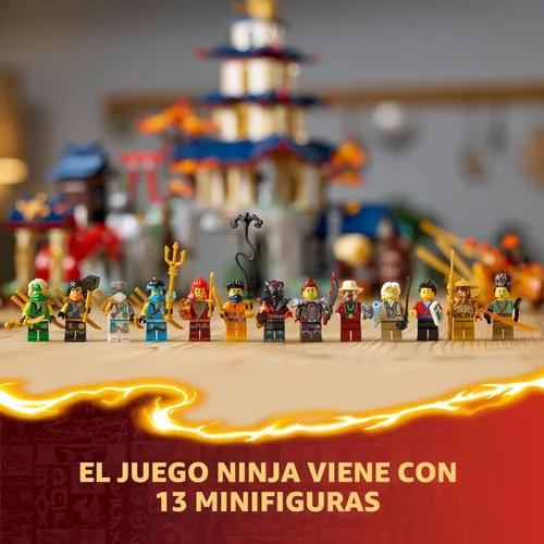 Miniatura 7 de LEGO NINJAGO Templo del Torneo de la Ciudad - Juguete de construcción para adolescentes niños y niñas, edades 14+, ideal para fanáticos de Dragons