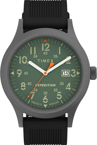 Miniatura 4 de Timex Expedition Metal Field 40mm Men’s Analog Watch Luminous Hands 24 Hour Time Quick Date Function Rugged Outdoor Watch 50M Water