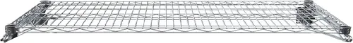 Miniatura 10 de Estante de pared de almacenamiento de alambre cromado resistente (18 x 30 pulgadas)