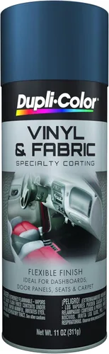 Miniatura 11 de Dupli-Color HVP104 - Pintura en aerosol para vinilo y tela, color negro brillante (Gloss Black), lata de 11 oz en espray Brillo negro