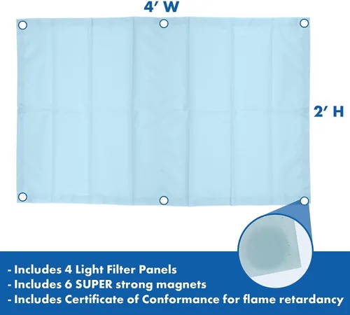 Miniatura 2 de Filtros para luz fluorescente, de Educational Insights (4 unidades), Azul