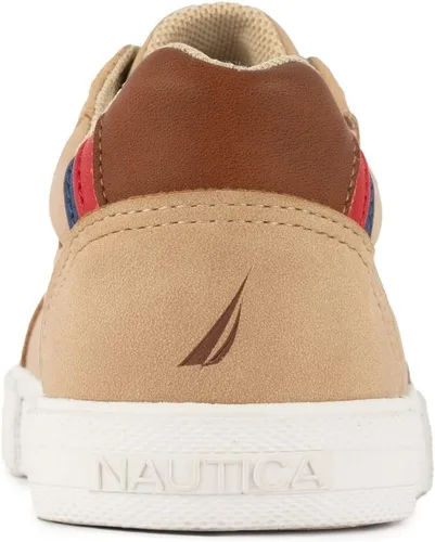 Miniatura 3 de Nautica Zapatos deportivos de moda con cordones para niños, zapatos de vestir bajos para jóvenes - (niños grandesniños pequeños)