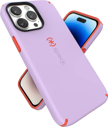 Miniatura 13 de Speck Funda para iPhone 14 Pro Max de 6.7 pulgadas, funda delgada con protección contra caídas, resistente a los arañazos con tacto suave, funda