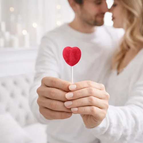 Miniatura 7 de Yumzo Paletas en forma de corazón, paquete de 2 libras de caramelos para el día del padre envueltos individualmente, chupones a granel ideales