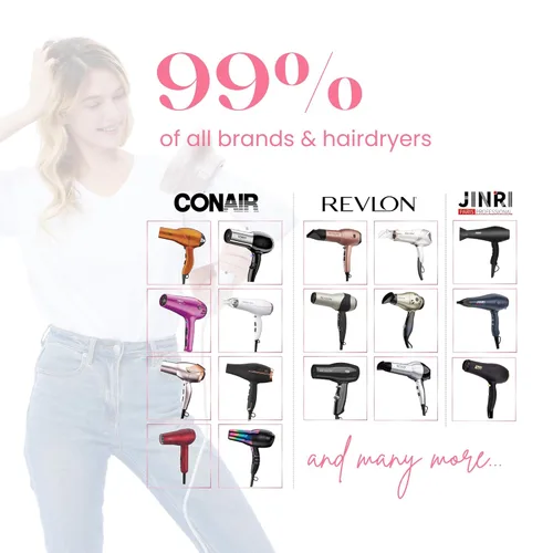 Miniatura 3 de Difusor Universal de cabello "súper resistente" de 1.7 Pulgadas a 2.6 Pulgadas para cabello rizado y ondulado natural, accesorio para secador