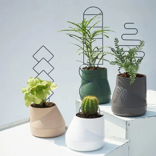 Miniatura 8 de Wellsign Enrejado de plantas de interior para plantas trepadoras, enrejado de metal de jardín pequeño de 16 pulgadas para plantas en macetas al aire