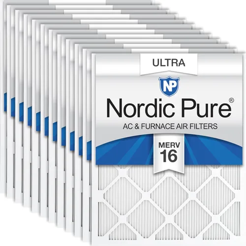 Miniatura 57 de Nordic Pure Filtros de aire para horno MERV 6 de 18 x 25 x 1 pulgadas (tamaño real: 17 1/2 x 24 1/2 x 3/4), color verde poliéster MERV 6, reduce