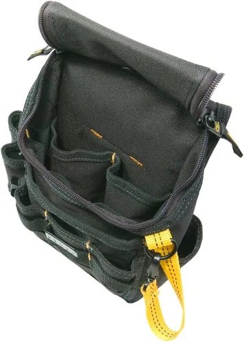 Miniatura 4 de CLC Custom Leathercraft 1524 Funda Utilitaria con Cremallera, Mediana, Negra, 11 Bolsillos