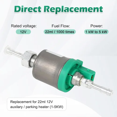 Miniatura 7 de Bomba Dosificadora de Combustible de 12V, Bomba Dosificadora Diésel, Bomba de Combustible del Calentador, Bomba del Calentador de Estacionamiento
