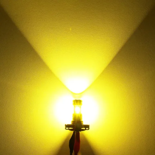 Miniatura 6 de PHINLION PSX24W 2504 - Bombillas LED amarillas antiniebla de 3800 lúmenes súper brillantes CSP 12276, reemplazo para lámparas antiniebla de coche