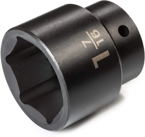 Miniatura 52 de TEKTON SID23025 Dado de impacto profundo de 6 puntos de 1 pulgada impulsor de 1/2 pulgada