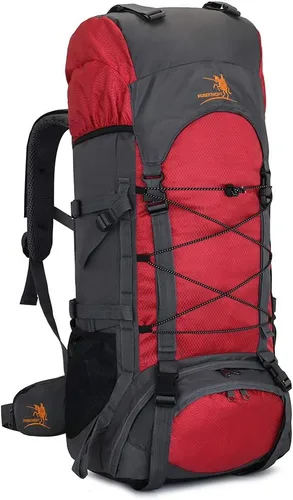 Miniatura 11 de Bseash Mochila impermeable de 60L con marco interno para senderismo, camping, con cubierta para lluvia, mochila grande para viajes al aire libre