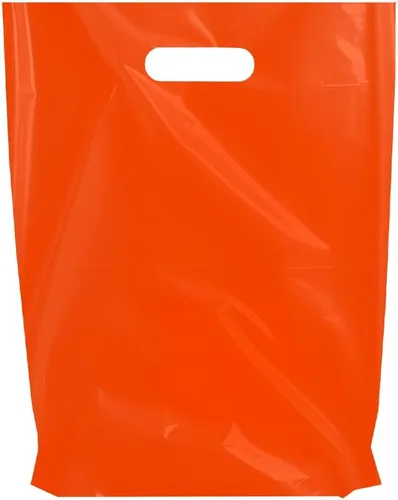 Miniatura 20 de Bolsas de mercancía de plástico MMSBAGS para venta al por menor, con asas troqueladas, fuertes, resistentes al desgarro, diferentes tamaños
