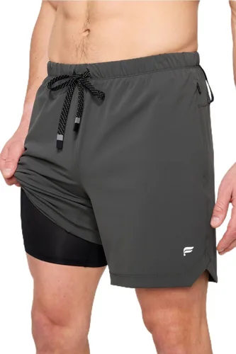 Miniatura 79 de Fabletics The One - Pantalón corto para hombre (forro), entrenamiento, natación, ligero, de secado rápido, bolsillo con cremallera, tejido elástico