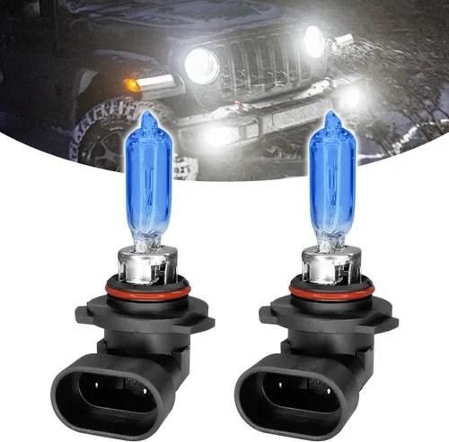 Miniatura 7 de Bombilla halógena H1 para faros delanteros H1, bombillas halógenas ultra blancas brillantes de 12 V 100 W, haz alto y bajo, bombillas antiniebla