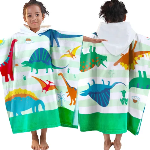 Miniatura 14 de Toallas con capucha para niños pequeños, de gran tamaño (2-4 años, 21 x 21 pulgadas), hechas de 100% algodón suave, toalla absorbente con capucha
