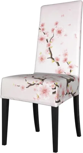Miniatura 9 de Fundas para sillas de comedor con estampado de estilo chinoiserie, fundas para sillas de comedor lavables, fundas extraíbles para sillas de comedor