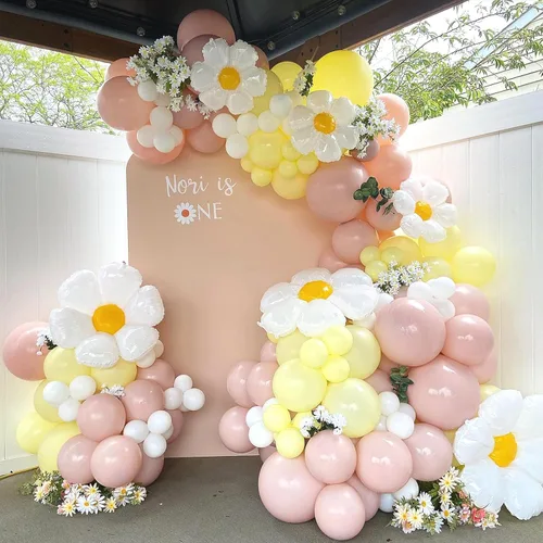 Miniatura 7 de Kit de arco de globos de mariposa, 148 unidades, guirnalda de globos rosa pastel y morado, amarillo, azul, con globo de aluminio de mariposa grande