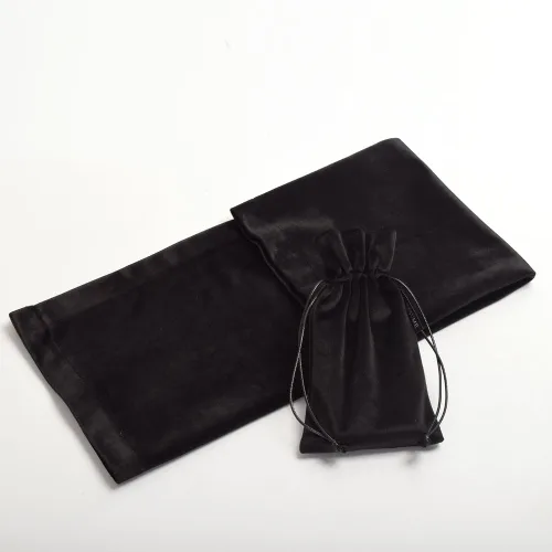 Miniatura 5 de BLESSUME Wizard Tarot Mantel y bolsa Cuadrado Azul Tarot Paño Negro