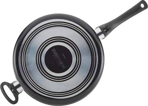 Miniatura 7 de Farberware Glide Ceramic Sartén Antiadherente / Sartén para Saltear / Sartén para Freír con Tapa y Mango Auxiliar - 4 Cuartos, Negro