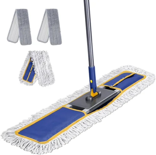 Miniatura 16 de Trapeador Comercial de 36", Masthome Trapeador Industrial de Servicio Pesado para Limpieza de Pisos, Trapeador de Polvo Comercial con 3 Almohadillas