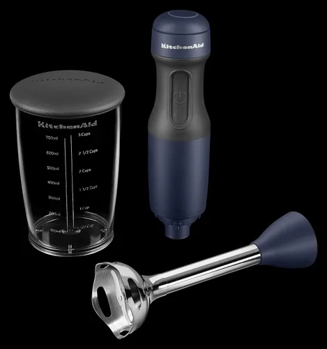 Miniatura 2 de KitchenAid Batidora de mano sin BPA KHB1231IB de 2 velocidades, color azul tinta