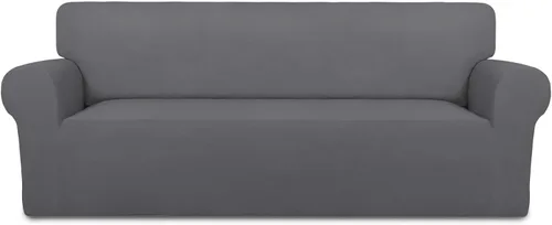 Miniatura 120 de PureFit - Funda superelástica con bolsillo p/protección de sofá/sillón - Suave cubierta de elastano antideslizante, lavable, c/base elástica, apta