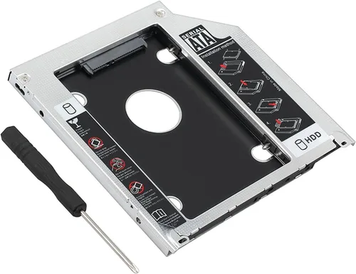 2.5 ''HDD SSD Hard Drive Caddy Bandeja de repuesto para MacBook Pro 13/15/17 pulgadas A1278 A1286 A1297 2008 2009 2010 2011 2012 Adaptador óptico