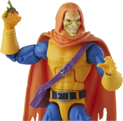 Miniatura 5 de Marvel Legends Series Spider-Man - Figura de acción Hobgoblin de 6 pulgadas, diseño inspirado en Toy Biz, incluye 3 accesorios: planeador, bomba