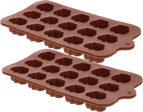 Miniatura 9 de Cabilock 2 moldes de silicona para dulces, moldes de chocolate, moldes de corona, moldes de gomitas, molde de silicona para hornear, bandeja