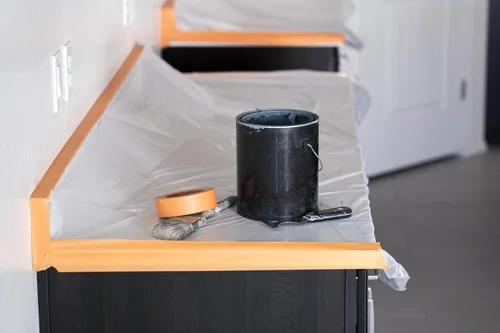 Miniatura 6 de FrogTape ProGrade - Cinta de pintura naranja, 1.5 pulgadas de ancho (1.41 pulgadas x 60 yardas), alta adherencia, cinta de pintura para aplicaciones