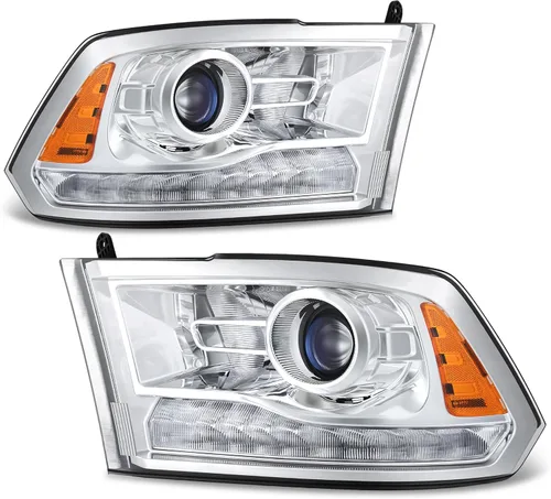 Miniatura 9 de AUTOSAVER88: Montaje de faros delanteros compatible con Dodge Ram 1500 2009-2018/Dodge Ram 2500 3500 2010-2018/Ram 1500 Classic 2019-2022