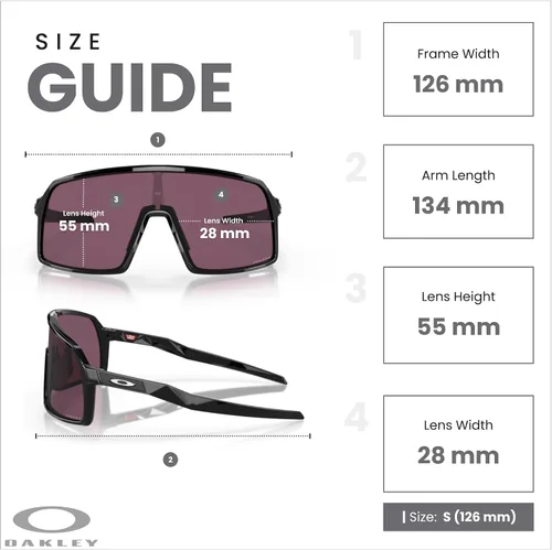 Miniatura 25 de Oakley Sutro OO9406 / OO9462 - Lentes de sol para hombre, kit de correa de accesorios, bolsa de microfibra