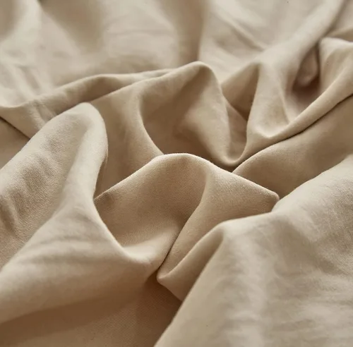 Miniatura 6 de Pureant - Juego de edredón color beige, tamaño King, ropa de cama color champán sólido, edredón color marrón claro para mujeres y hombres, edredón