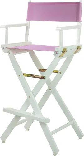 Miniatura 13 de Casual Home - Silla de director de 24 in, marco de roble miel, con lona color verde cazador, altura de mostrador Marco de roble miel - Madera maciza