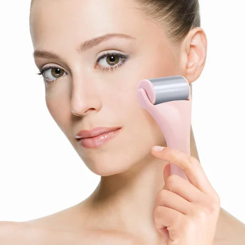 Miniatura 8 de Rodillo de hielo para cara y ojos, 2 unidades, rodillo facial para el cuidado de la piel para hinchazón, migraña, alivio del dolor, rodillo de ojos