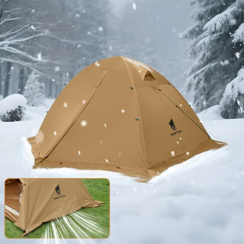Miniatura 6 de GEERTOP 2-Person 4-Season Ultralight Waterproof Backpacking Tent