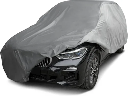 XCAR Funda Ultra Ligera Impermeable para SUV y Coches, Protección para Todo Tipo de Clima, Resistente al Viento y Transpirable, Se Adapta a Coches