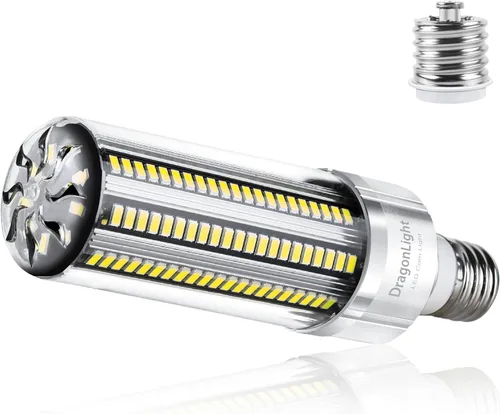 Miniatura 10 de DragonLight Bombilla LED de maíz de 50 W (equivalente a 350 vatios) E26/E39 Lámpara LED con base de Mogul grande 6000K Luz diurna 6,000 LM