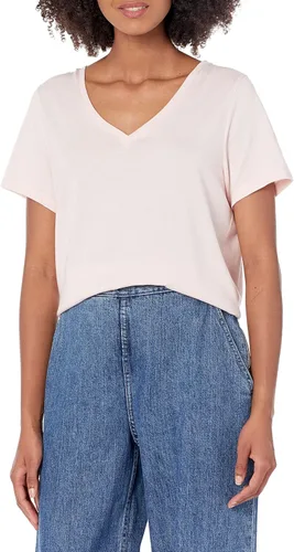 Miniatura 4 de HUE Camiseta de pijama de manga corta con cuello en V para mujer